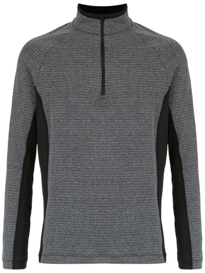 Track & Field Panelled Jumper - Grey