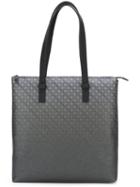 Salvatore Ferragamo Logo Print Tote, Men's, Pvc/calf Leather