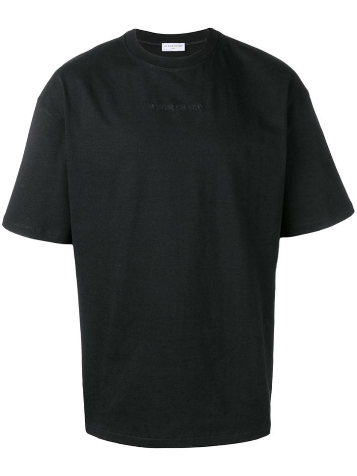 Ih Nom Uh Nit Back Print Oversized T-shirt - Black