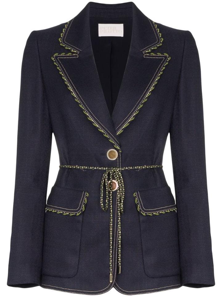 Peter Pilotto Stretch Tailor Jacket - Blue