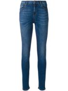 Fay Stonewashed Skinny Jeans - Blue