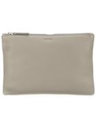 Jil Sander Envelope Clutch Bag, Men's, Nude/neutrals, Calf Leather