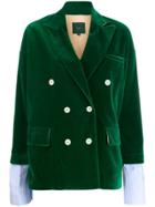 Jejia Double Breasted Blazer - Green