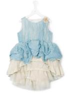 I Pinco Pallino Tulle Ruffled Dress, Girl's, Size: 6 Yrs, Blue