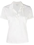 Majestic Filatures Classic Polo Top - White