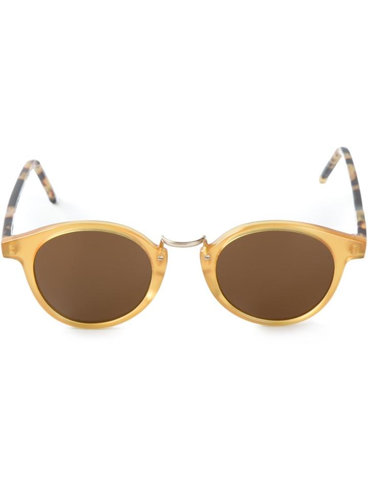 Kyme 'frank' Sunglasses - Yellow & Orange