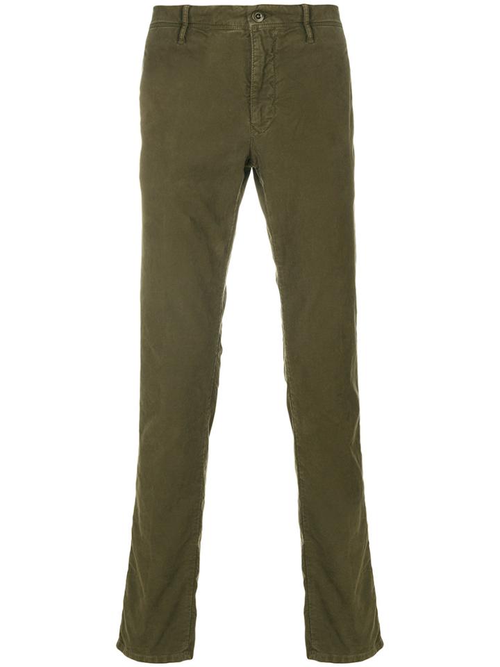 Incotex Straight Leg Trousers - Green