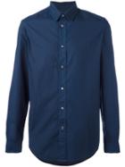 Classic Long Sleeve Shirt, Men's, Size: 40, Blue, Cotton, Maison Margiela