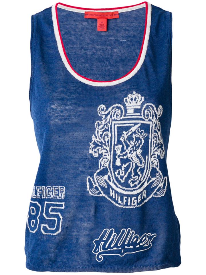 Tommy Hilfiger Crest Tank Top - Blue