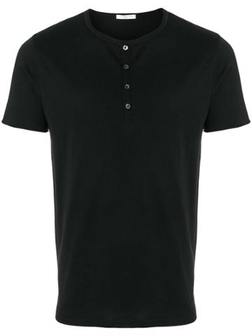 Cenere Gb Button Detail T-shirt - Black