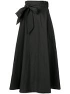 Barena Full Side Tie Skirt - Black