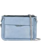 Marni - Pocket Crossbody Bag - Women - Calf Leather/suede - One Size, Blue, Calf Leather/suede