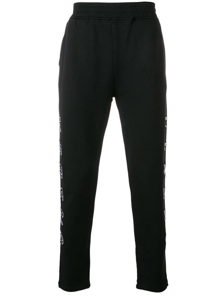 Versus Basic Logo Track Trousers - Black