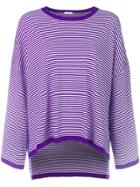 P.a.r.o.s.h. Striped Jumper - Purple
