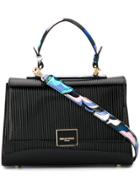Emilio Pucci Abstract-print Details Tote - Black