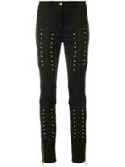 Versace Studded Skinny Jeans - Black