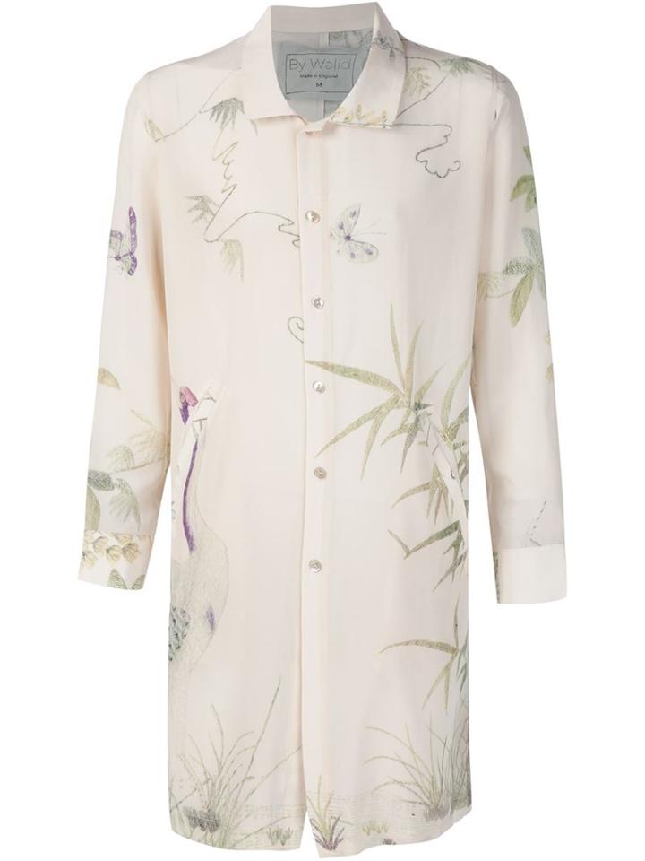 By Walid Floral Print Long Shirt