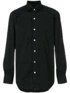 Finamore 1925 Napoli Long Sleeve Shirt - Black