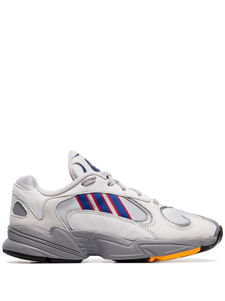 Adidas Grey Yung-1 Suede Low-top Sneakers