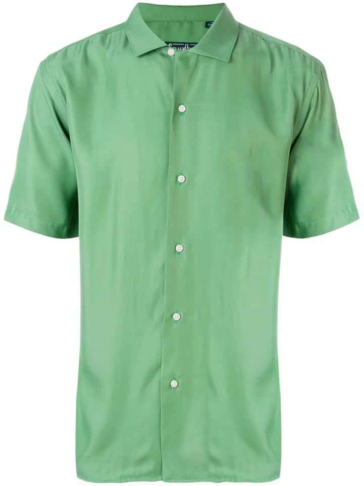 Gitman Vintage Plain Camp Shirt - Green