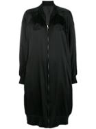 Comme Des Garçons Noir Kei Ninomiya Logo Embroidered Long Bomber