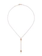 Gigi Clozeau White Madone 18kt Rose Gold Beaded Necklace