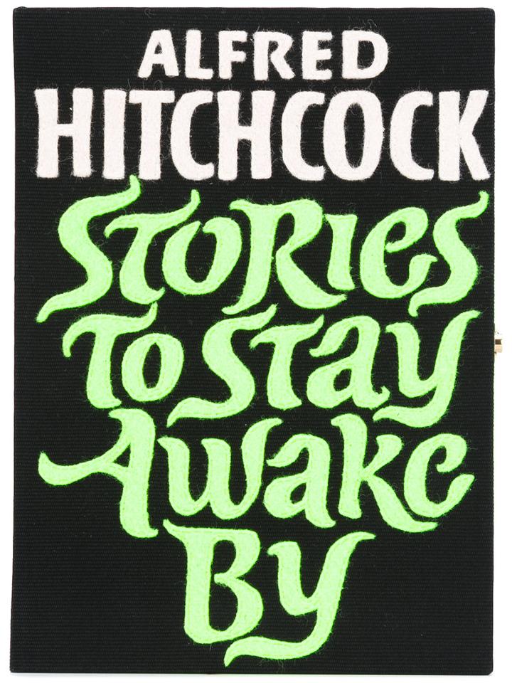 Olympia Le-tan - Stories To Stay Awake By Book Clutch - Women - Cotton - One Size, Black, Cotton