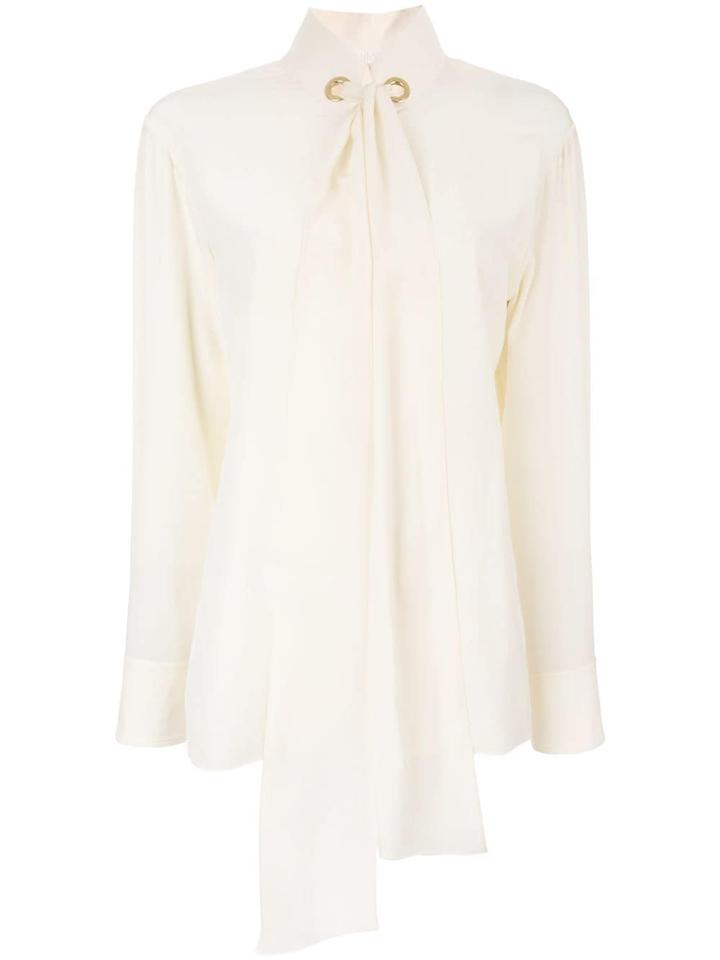 Chloé Knot Detail Shirt - Neutrals