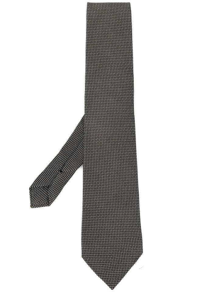 Etro Two Tone Tie - Black
