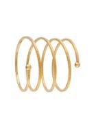 Susan Caplan Vintage 1990s Spiral Arm Cuff - Gold