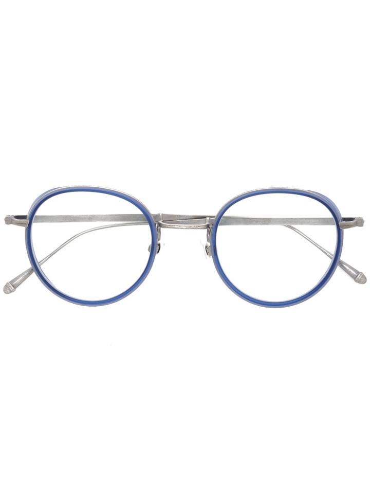 Matsuda Round Frame Glasses - Blue