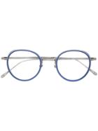 Matsuda Round Frame Glasses - Blue