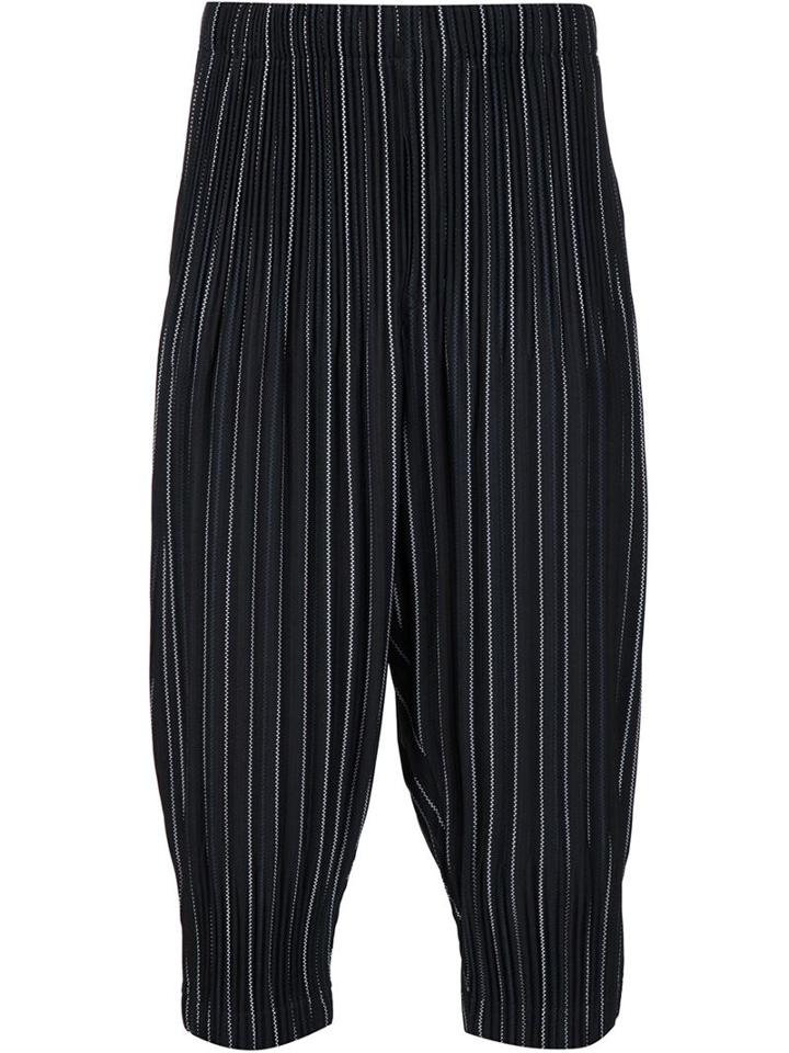 Issey Miyake Men Ribbed Harem Pants