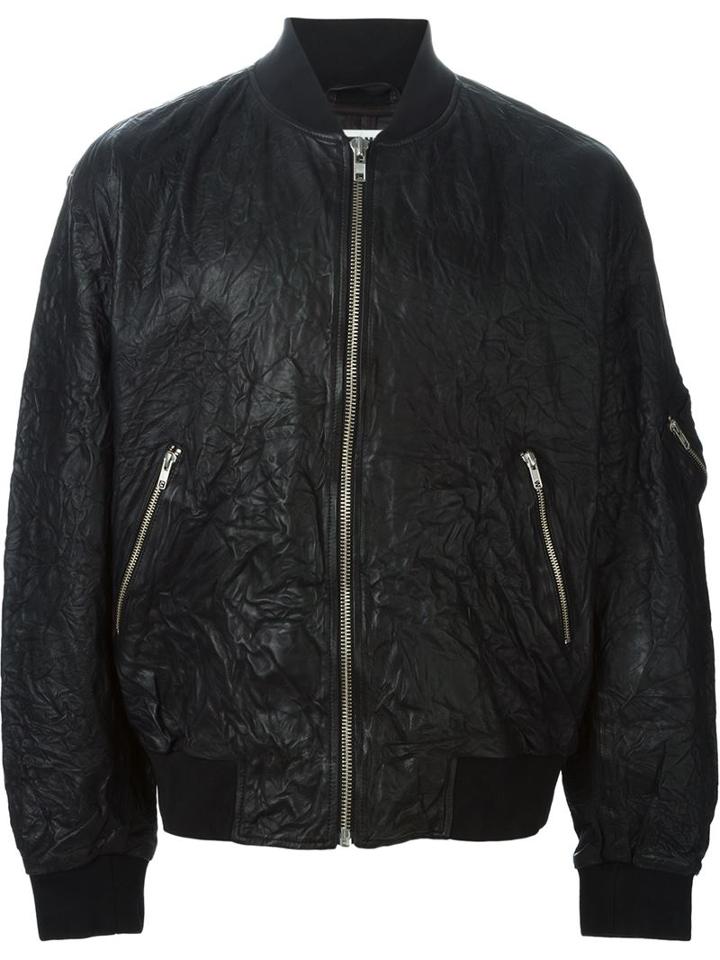 Mcq Alexander Mcqueen Creased Bomber Jacket