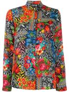 Versace Jeans Couture Floral Print Shirt - Red