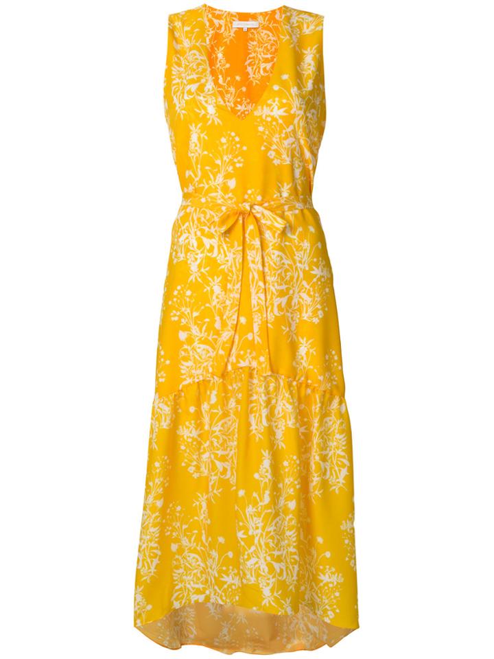 Borgo De Nor Zelda Asymmetric Dress - Yellow & Orange