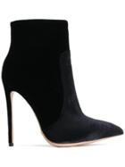 Gianni Renzi Pointed Toe Ankle Boots - Black