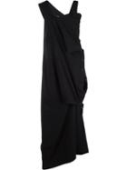 Y's Asymmetric Neckline Playsuit - Black