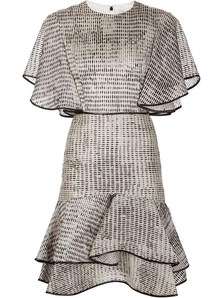 Jason Wu Ruffled Hem Shortsleeved Dress