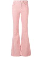 Citizens Of Humanity Flared Corduroy Trousers - Pink