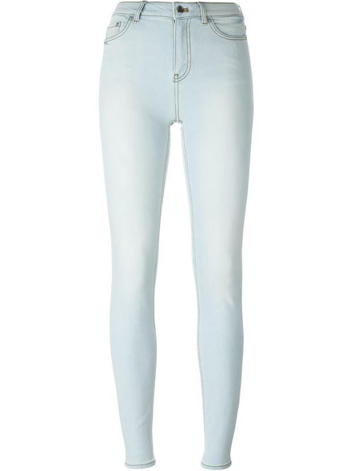 Blk Dnm Skinny Jeans, Women's, Size: 27, Blue, Cotton/polyester/spandex/elastane/viscose