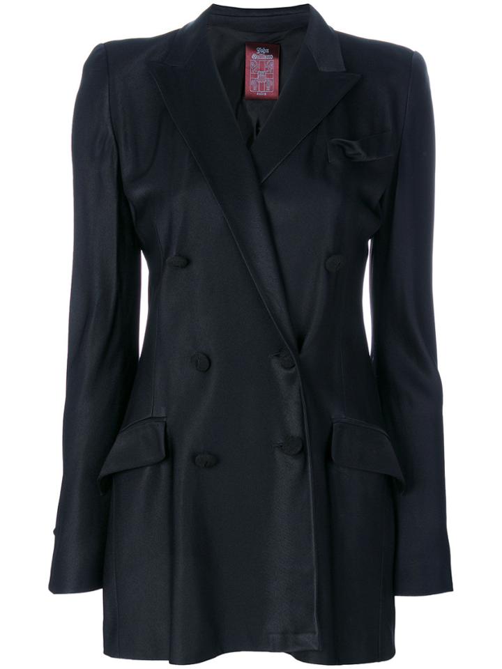 John Galliano Vintage Double Breasted Jacket - Blue