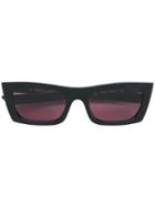Retrosuperfuture Fred Square Frame Sunglasses - Purple