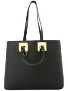 Sophie Hulme Top Handle Tote Bag - Black