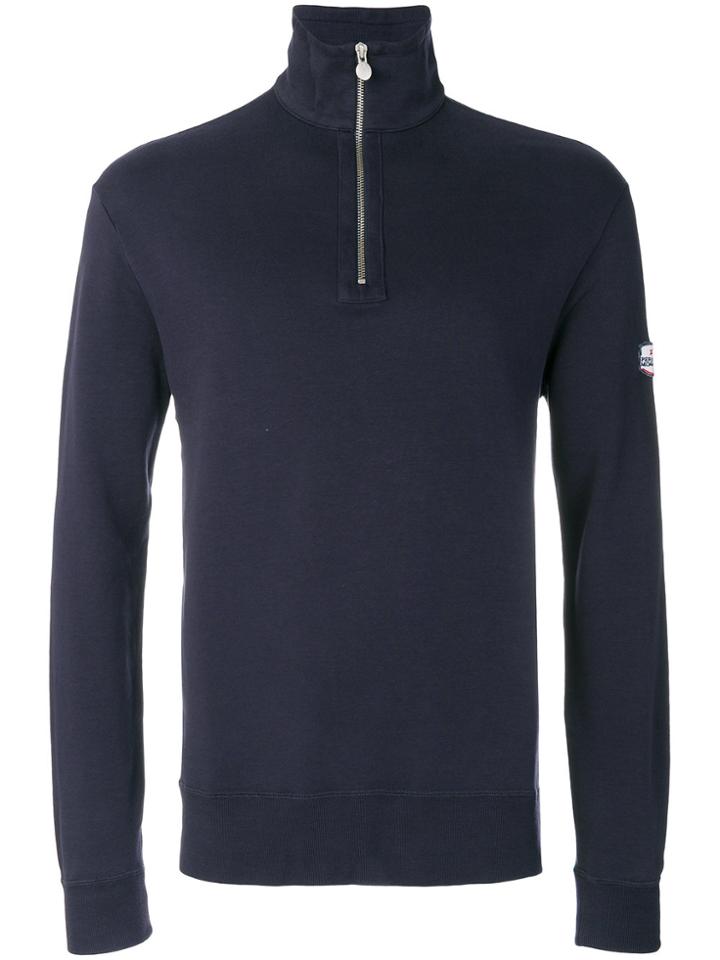 Perfect Moment Front Zipped Jumper - Blue