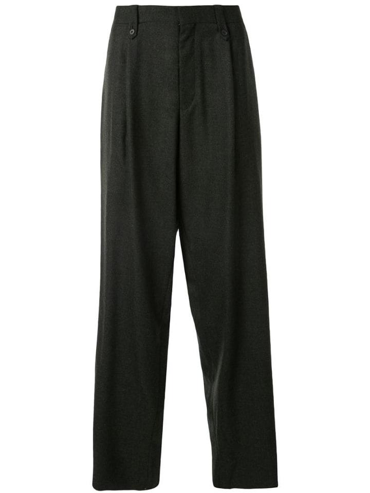 Kolor Loose-fit Tailored Trousers - Green
