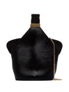 Bienen Davis Faux Fur Bucket Bag - Black