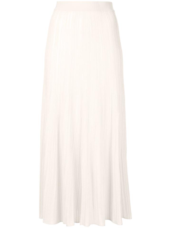 Sonia Rykiel Mid-calf Pleated Skirt - Nude & Neutrals