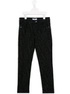 Young Versace Printed Jeans, Boy's, Size: 11 Yrs, Black