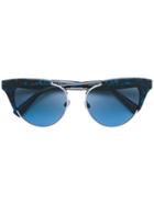 Valentino Eyewear Cat Eye Sunglasses - Black